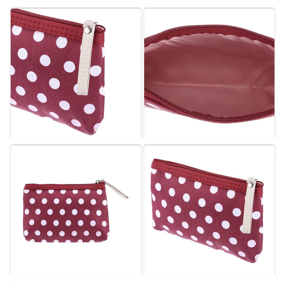 Women's Durable Dots Cosmetic Bag 1 Pc - Image 15
