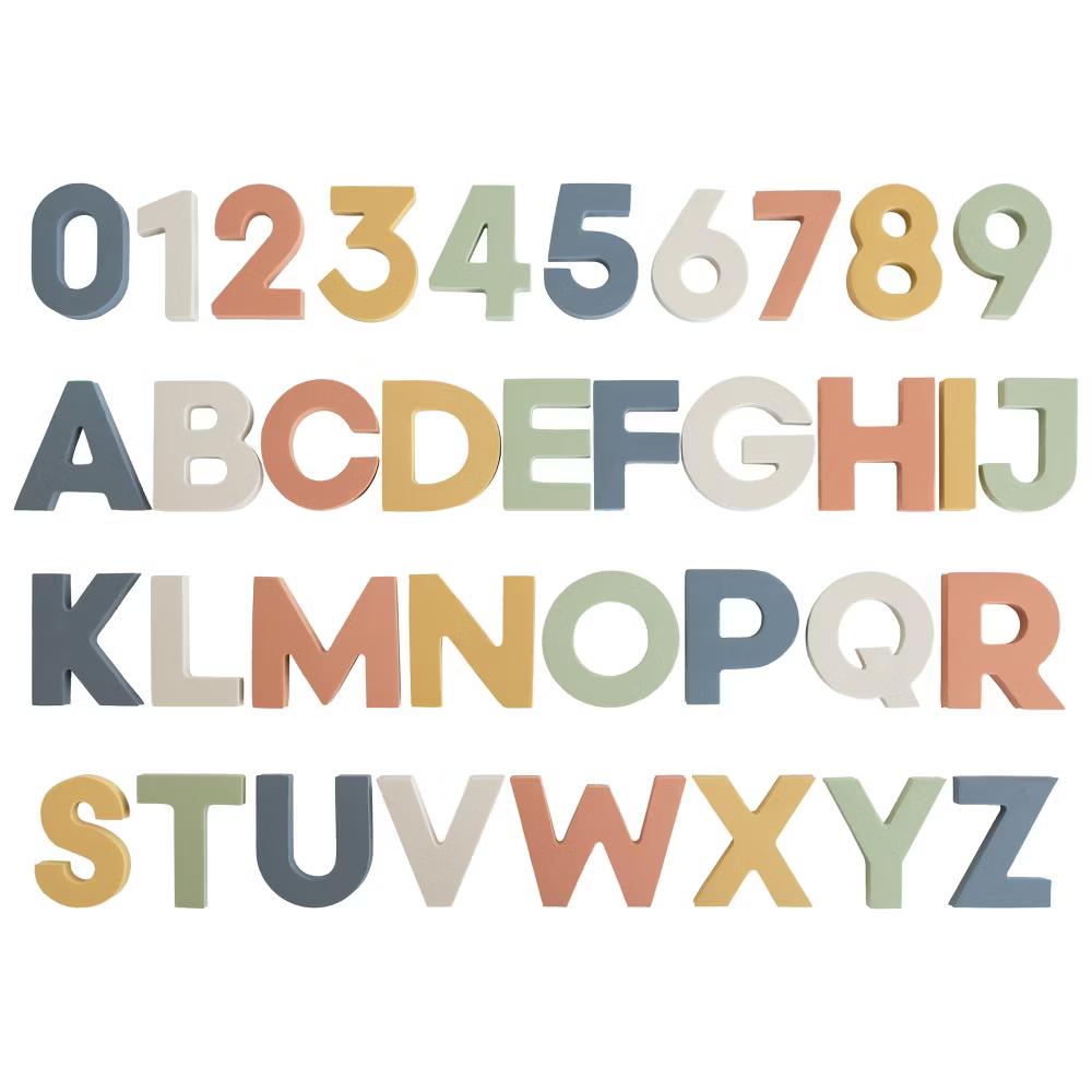 Mushie Letters & Numbers Bath Play Set - Image 11