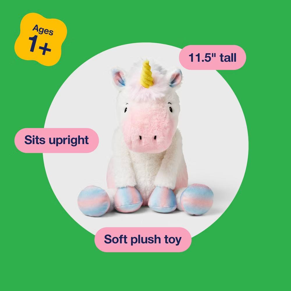 11.5" Ombre Unicorn Stuffed Animal - Image 4