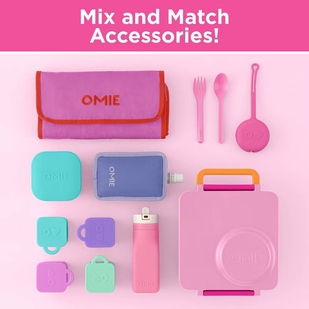 OMIEBox Insulated Bento Lunch Box with Leakproof Thermos Food Jar 3 Compartments - Image 16