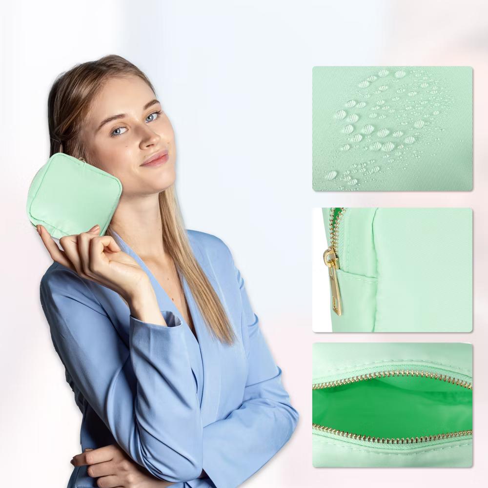 Waterproof Nylon Mini Makeup Bag 1 Pc - Image 9