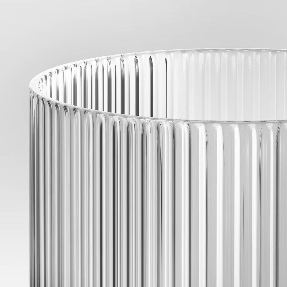 20.2oz Glass Ribbed Cassin Tall Tumbler - Image 3