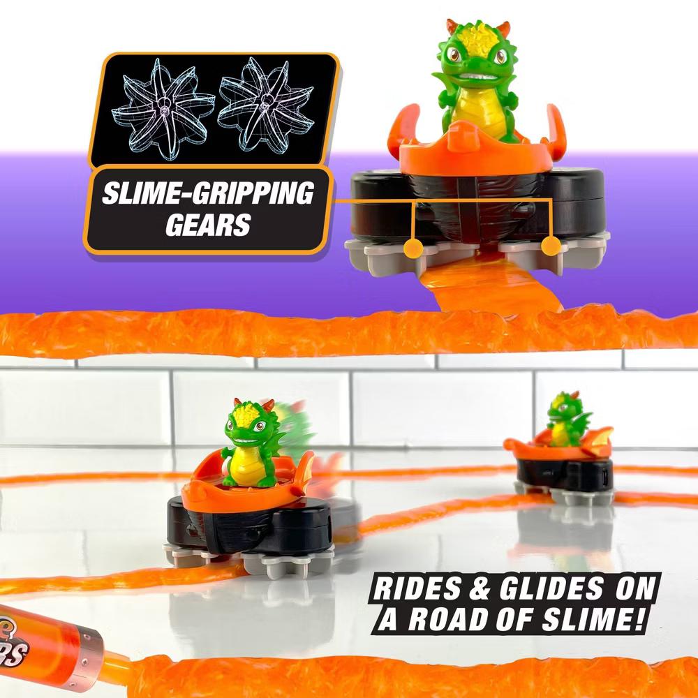 ArtSkills Slime Riders - Slime Toy Race Track Builder with Motorized Rechargeable Car - Draco The Dragon - Image 9