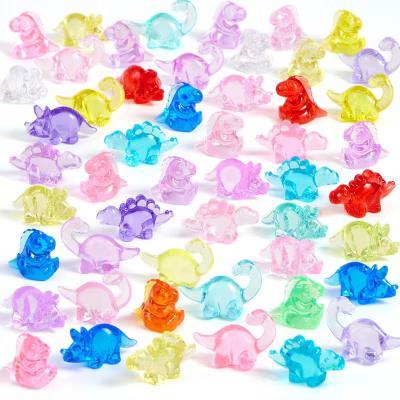 50-Piece Mini Dinosaur Figures Set, Tiny Resin Dinosaur Figurines for Crafts, Slime Charms, DIY Scenes, Party Favors & Vase Fillers - Image 4