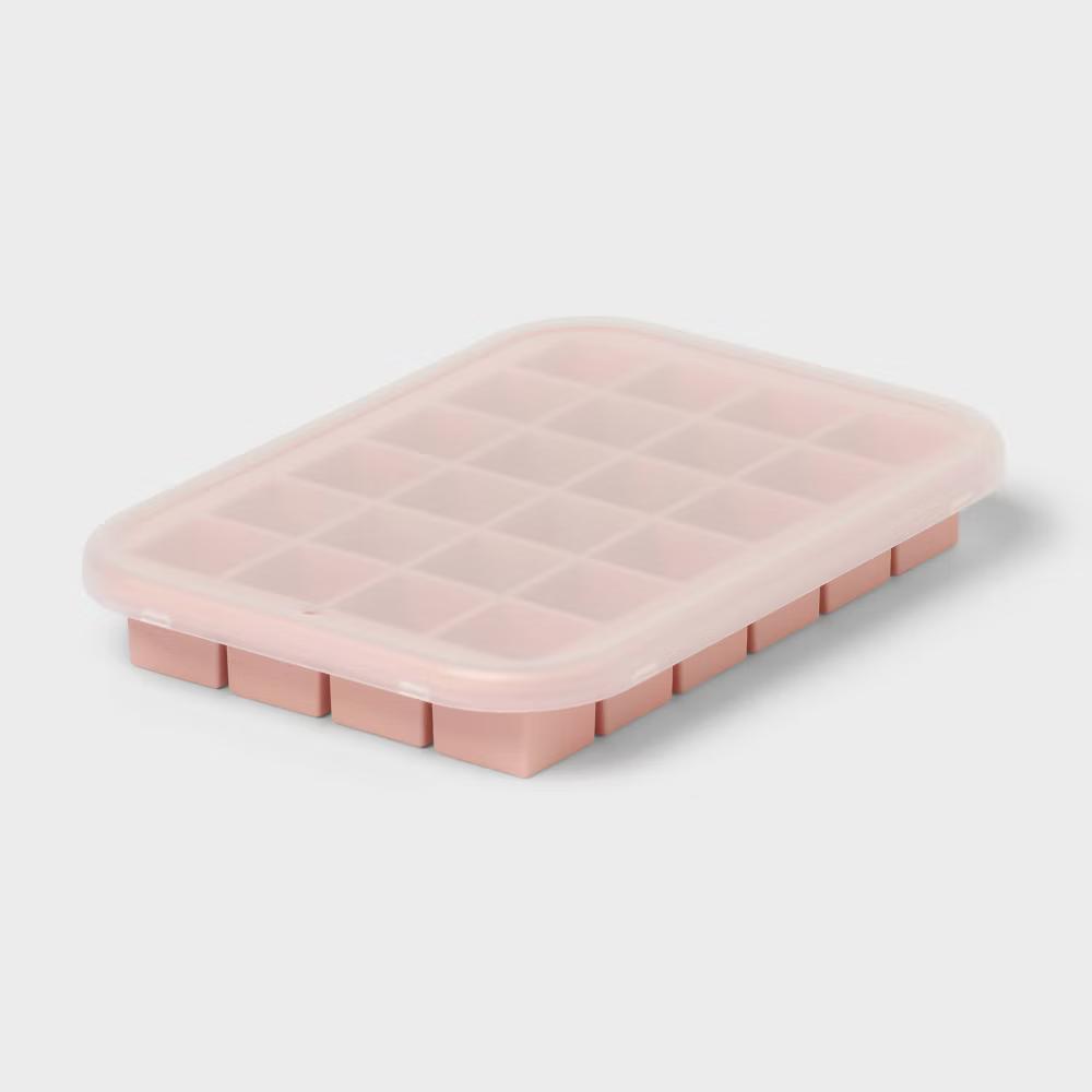 Silicone Ice Cube Tray with Lid - Image 8