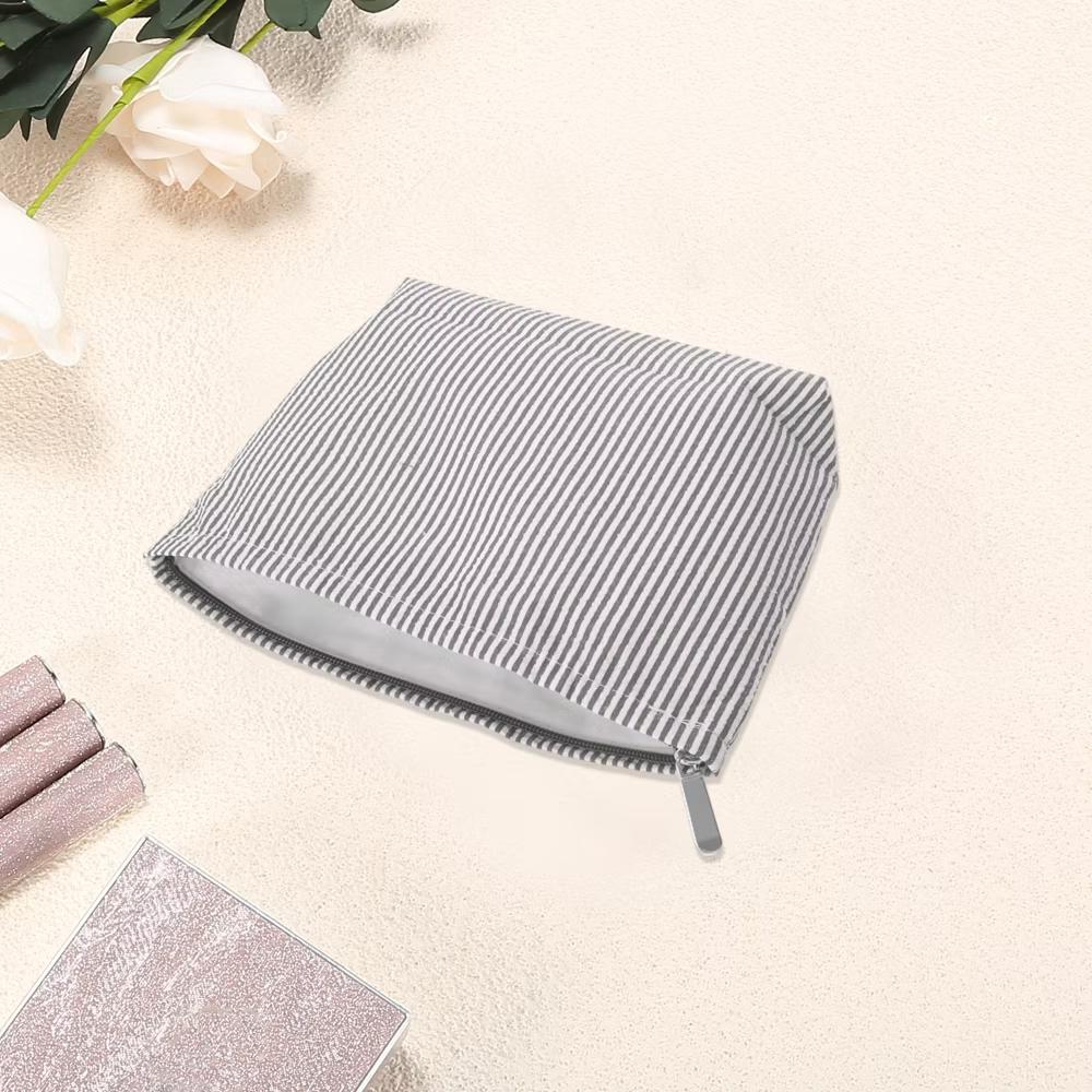 Seersucker Stripes Makeup Bag 1 Pc - Image 5