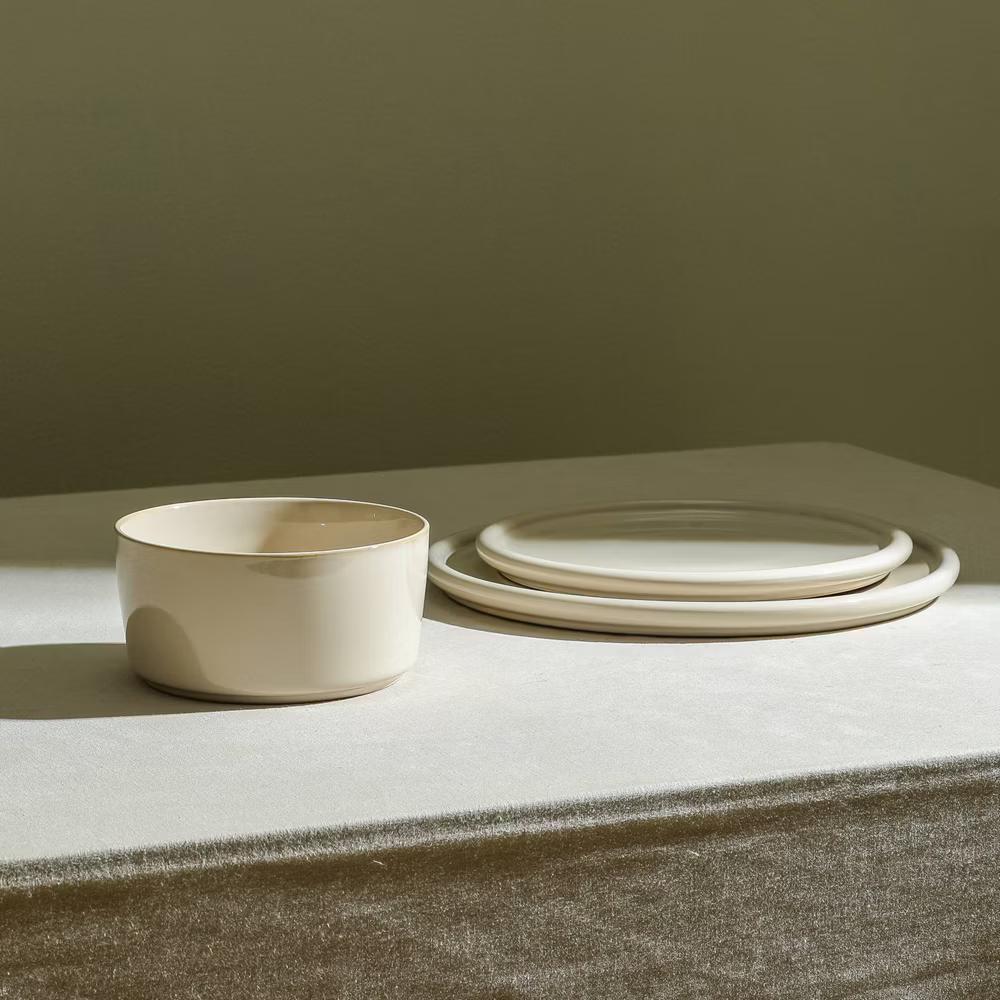 24pc Eden Stoneware Dinnerware Set - Image 18