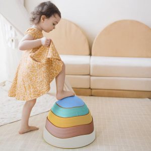 Stepping Stones for Kids, Balance Stepping Stones for Indoor & Outdoor, Sensory Toys - Multi Colors