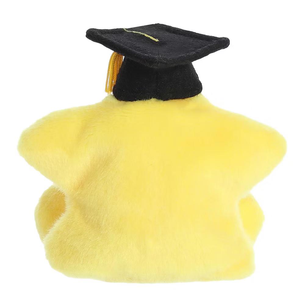 Mini Magna Graduation Star Palm Pals Adorable Stuffed Animal Yellow 5" - Image 4