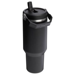 40 oz Stainless Steel Ice Flow Flip Straw Tumbler