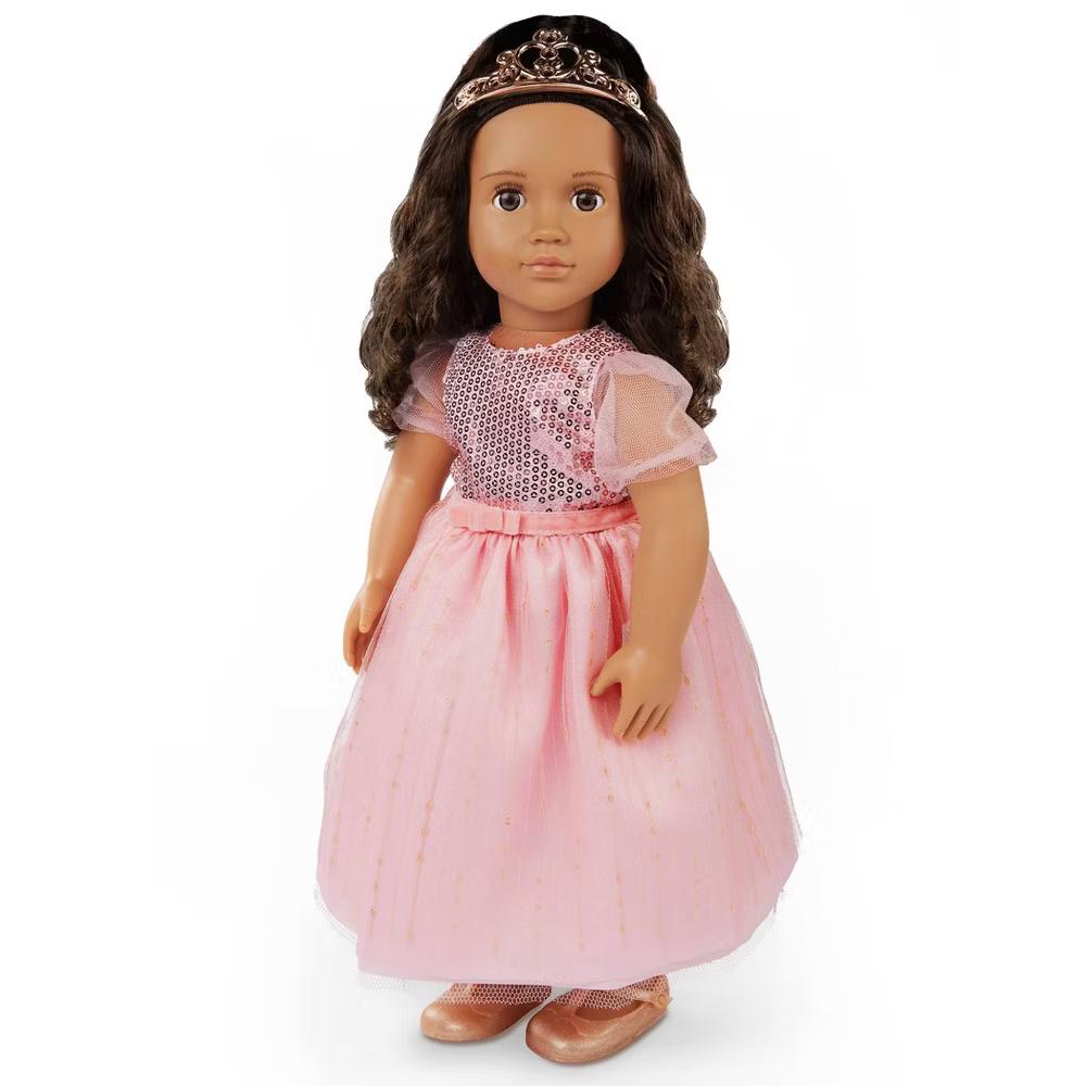 Estrella 18" Doll with Pink Gown & Tiara - Image 3
