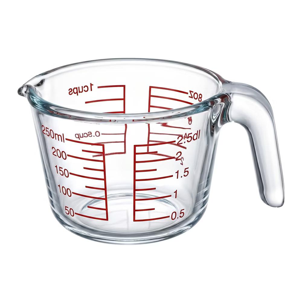 Measuring Cup, 1 Cup Glass Measuring Cup Liquid Measuring Cups, Measure Cups for Kitchen Baking - Image 6