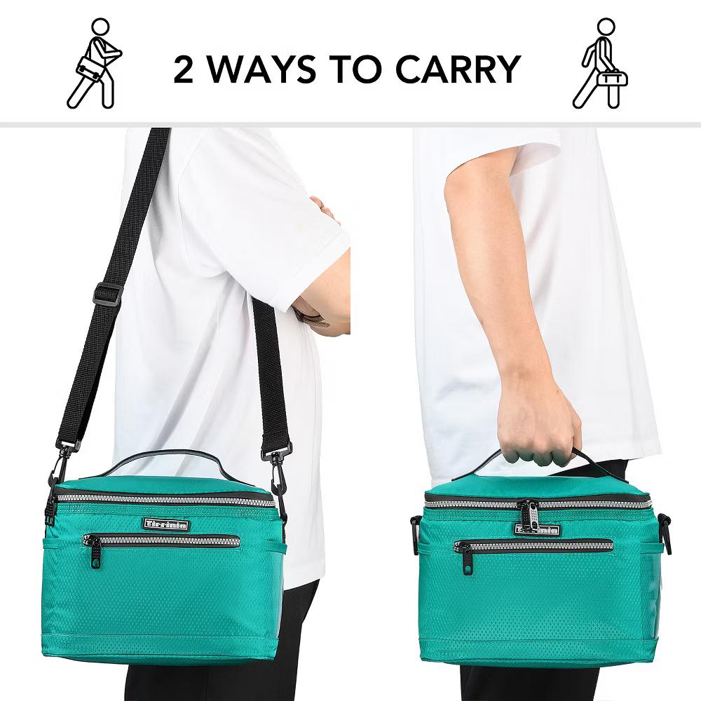 Small Insulated Lunch Bag for Men Women Kid, 7.8L Leakproof Thermal Reusable Lunch Cooler Tote Bag, Adult Insulated Lunch Box - Image 27