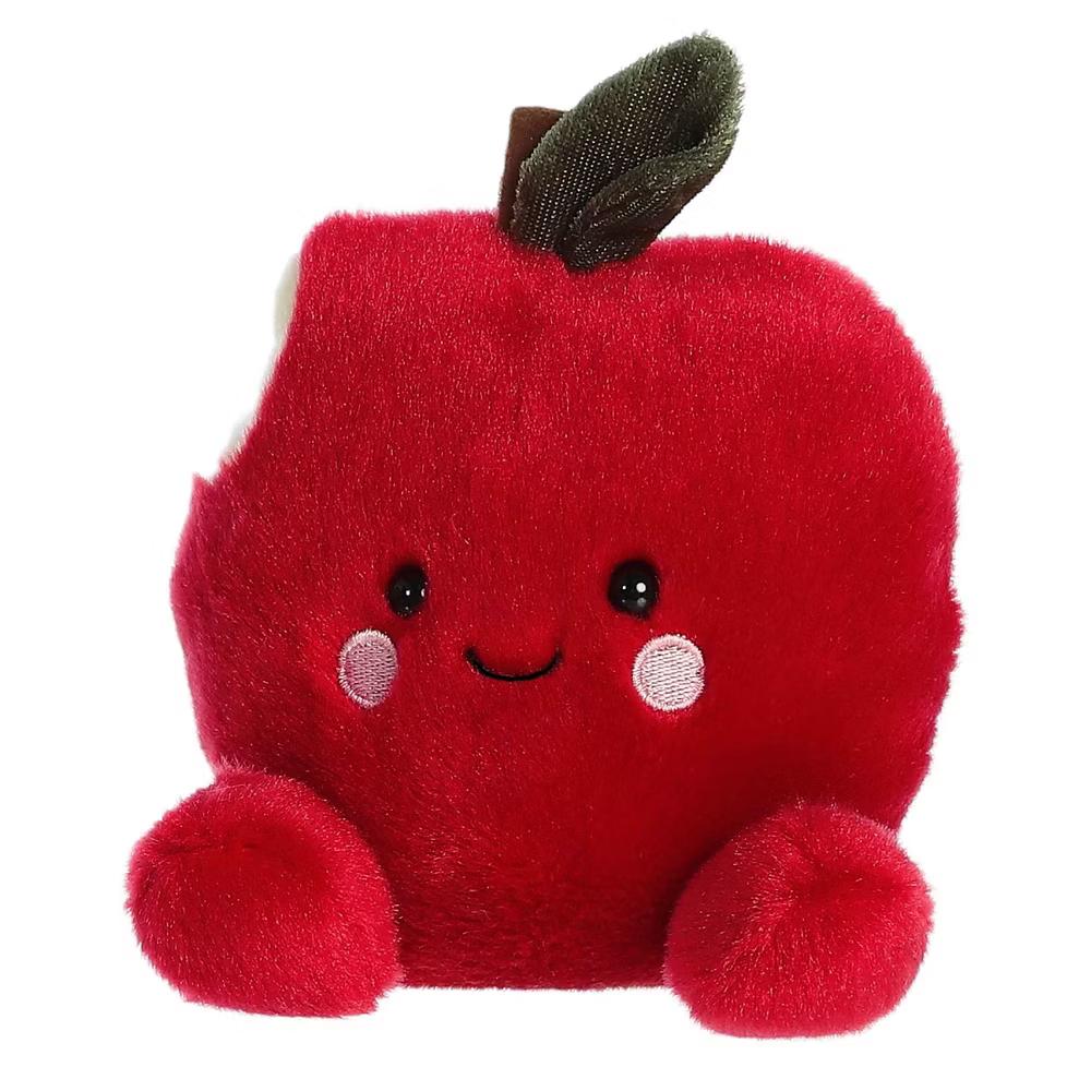 Mini Crisp Red Apple Palm Pals Adorable Stuffed Animal Red 5" - Image 5