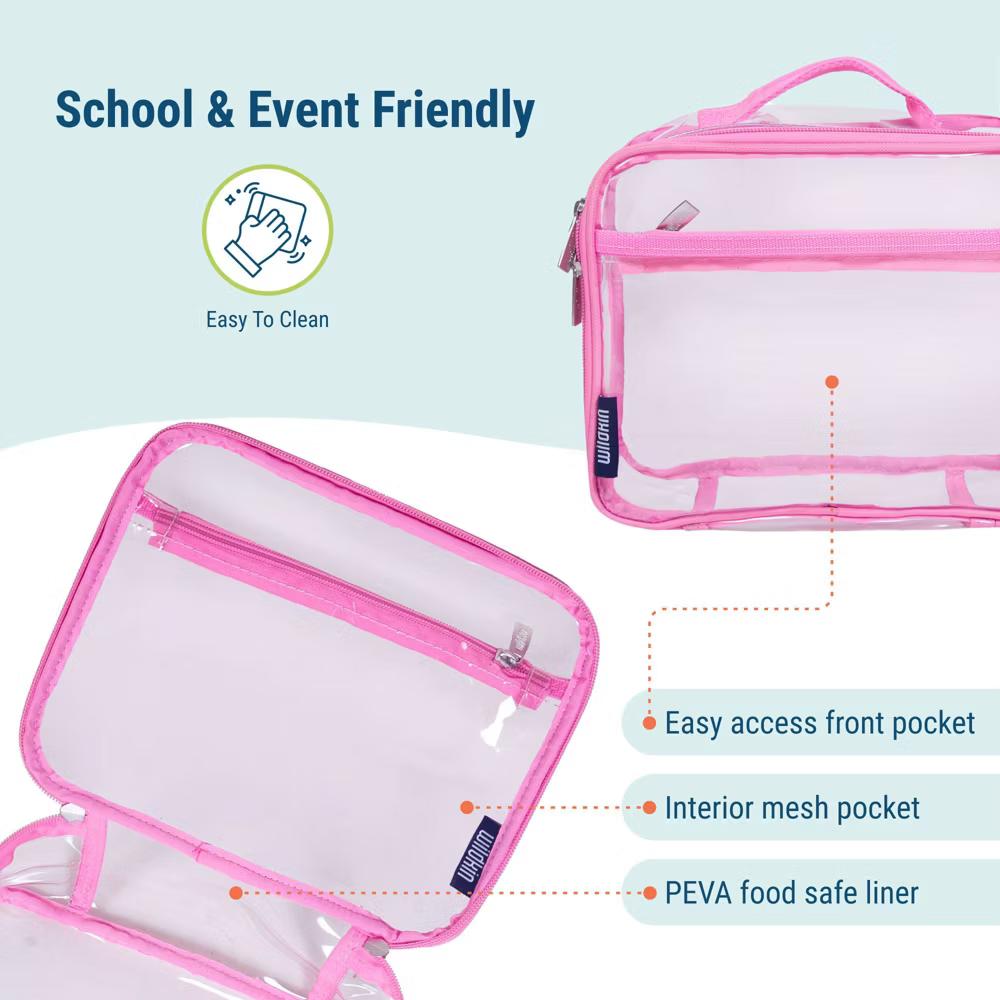 Wildkin Kids Insulated Lunch Box in Solid Colors – Durable and Reusable for School & Travel - Image 25