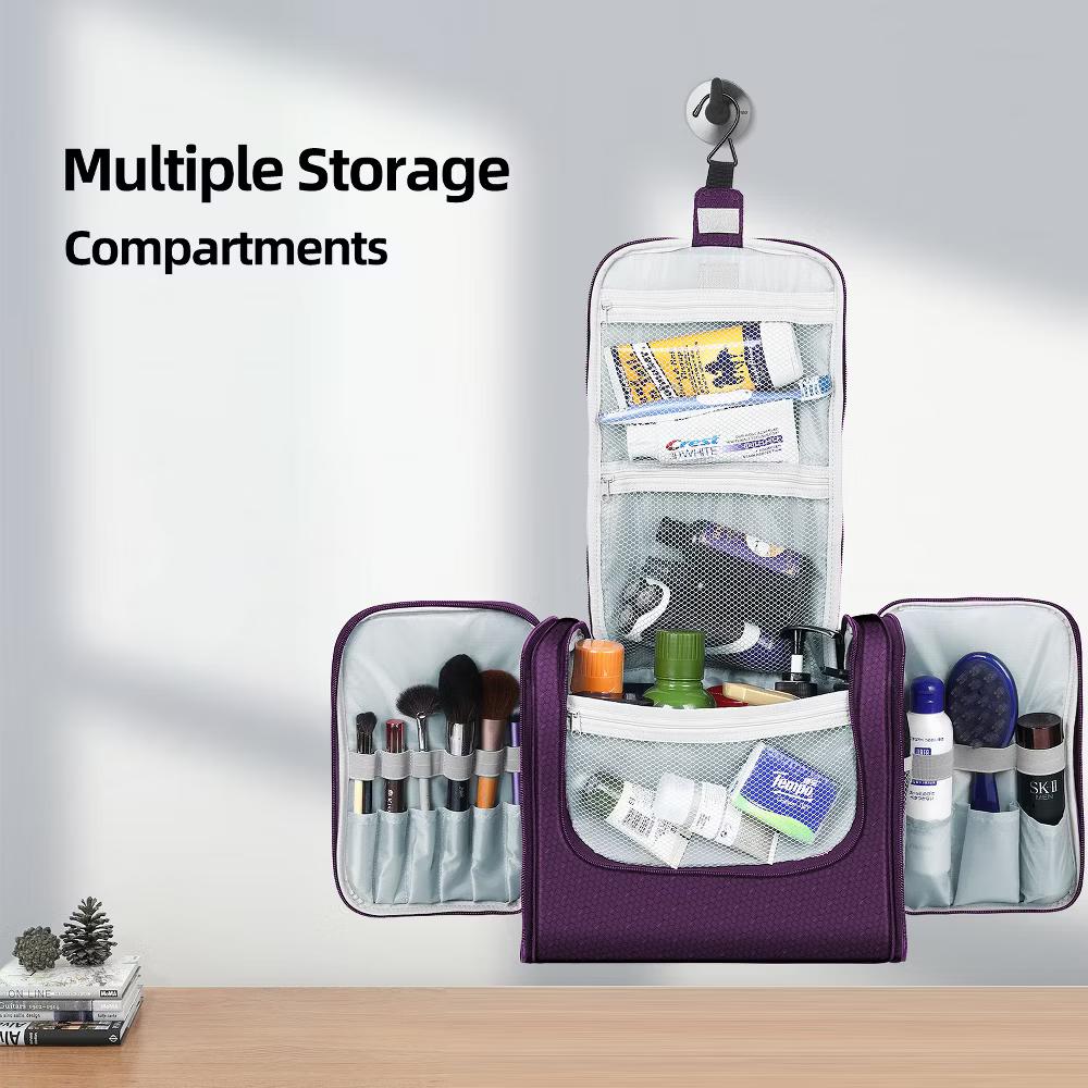 Large Capacity Toiletry Bag for Women and Men, Hanging Toiletry Organizer Cosmetics Makeup Bag - Image 63