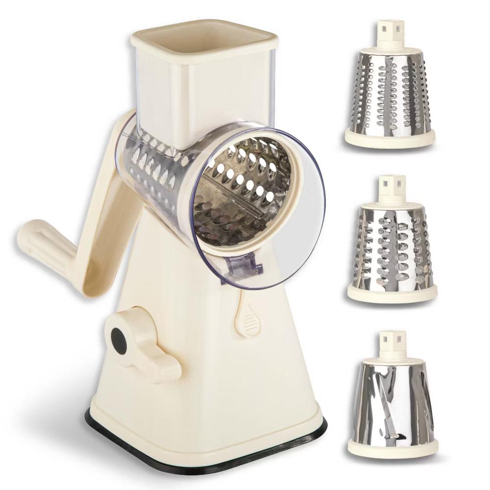 NutriSlicer Vegetable Slicer Cheese Grater Potato Slicer Salad Chopper with Suction Base - Image 8