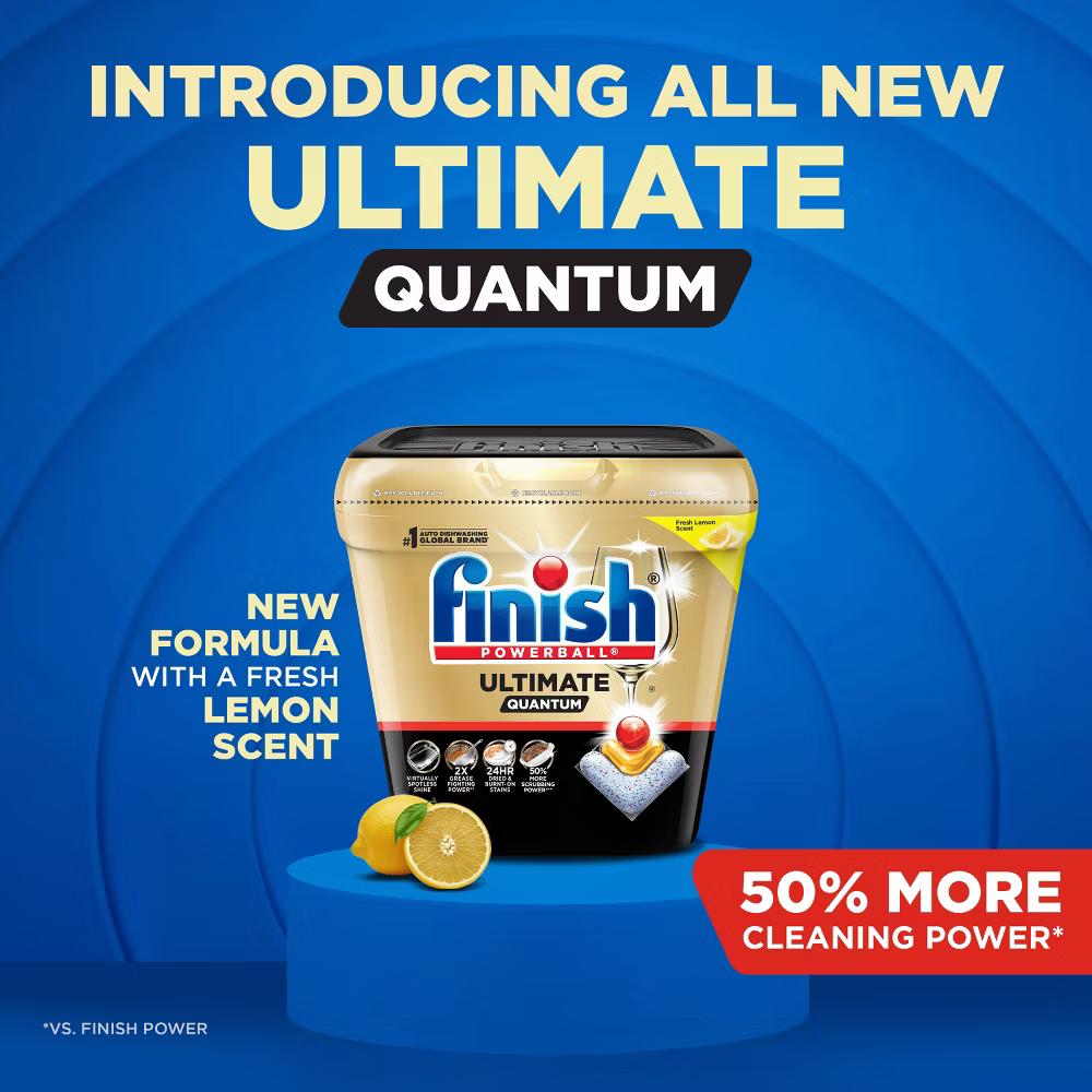 Finish Ultimate Quantum Dishwasher Detergent Pods - Image 17