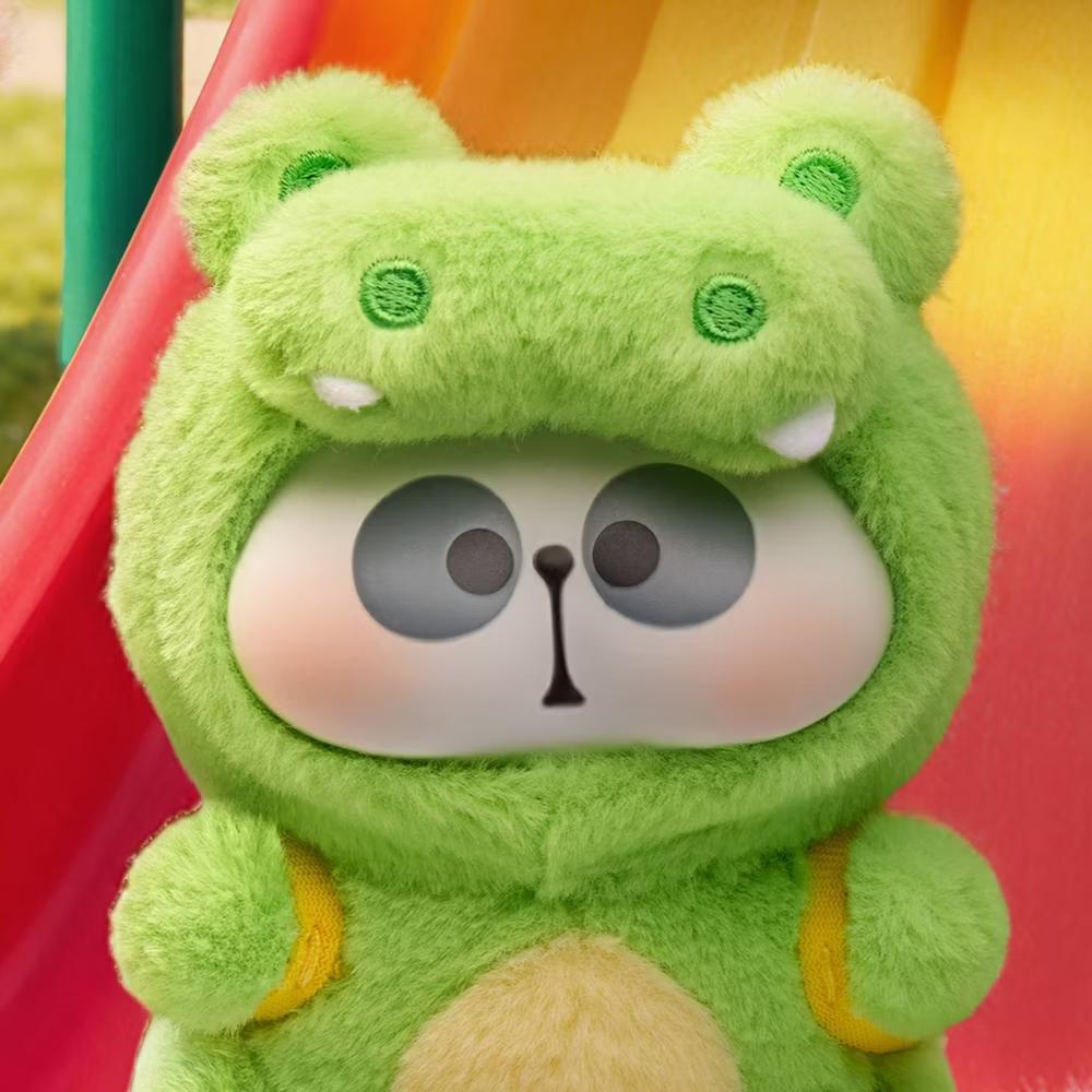 Mr. Pa Animal Daycare Series Collectible Plush Panda Stuffed Animal Surprise Blind Box Keychain - Image 3