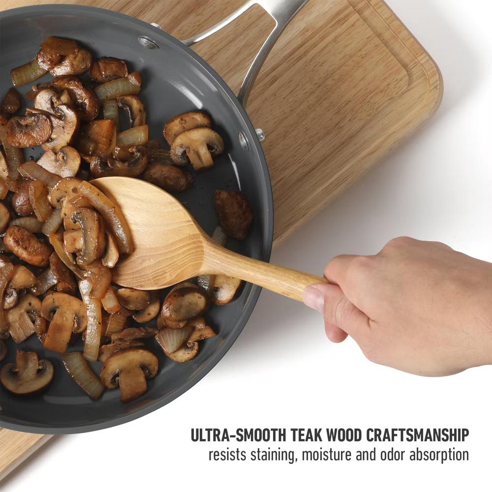 Prime 7 Piece Sillicone and Teak Wood Kitchen Tool & Gadget Set - Image 8