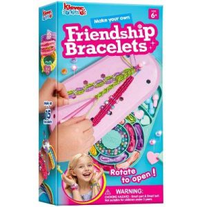 Klever Kits Friendship Bracelet Making Kit for Kids, Jewelry Making Kit DIY Arts & Crafts with 10 Knot Styles, Ideal Birthday Gift for Girls Ages 6-12
