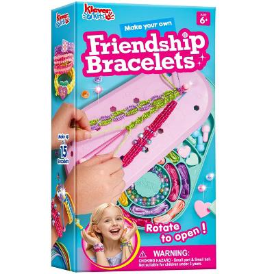 Klever Kits Friendship Bracelet Making Kit for Kids, Jewelry Making Kit DIY Arts & Crafts with 10 Knot Styles, Ideal Birthday Gift for Girls Ages 6-12