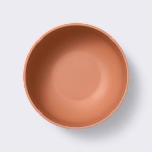 Bowls - 3pk - Rust/Pink - Solid Pattern, 5" Diameter, Round Shape, Baby Bowls