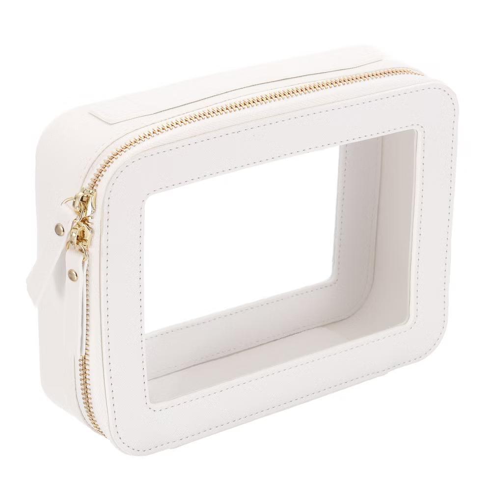 Waterproof Clear Travel Toiletry Organizing Makeup Bag 5" x 5" - Image 35