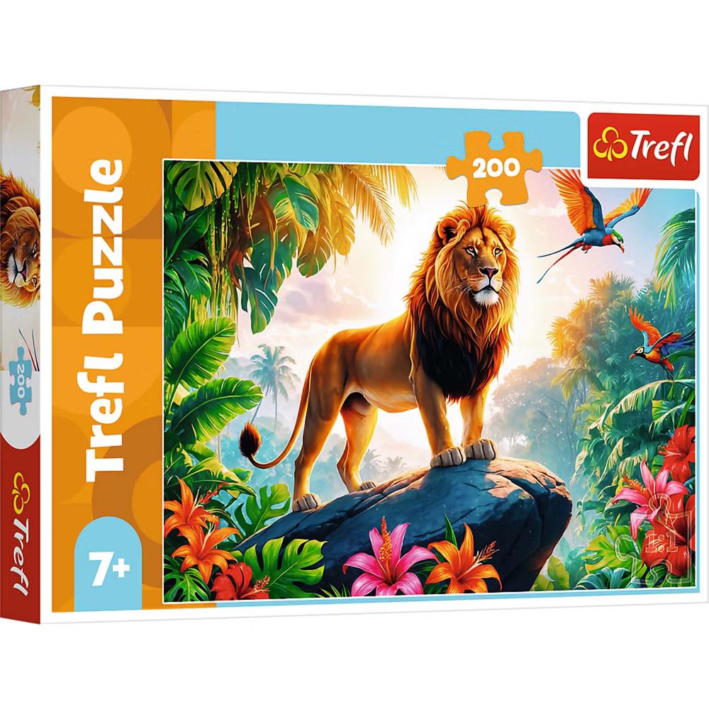 Kids King of the Jungle 200 Piece Puzzle - Image 3