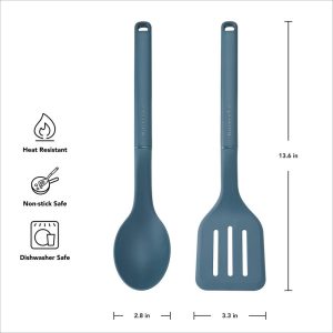 KitchenAid 2pk Turner and Spoon Cooking Utensil Set Agave