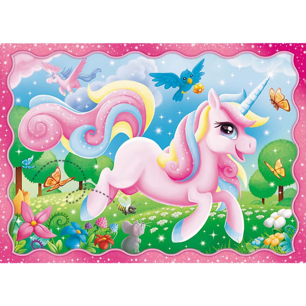 Preschool 4 in 1 Puzzle - Unicorns and Magic - Image 3