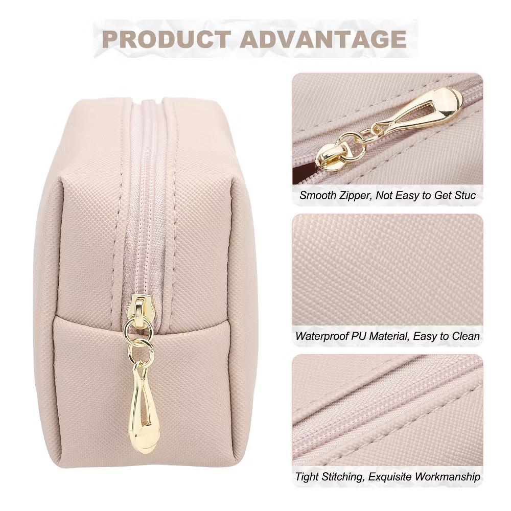 PU Waterproof Cute Preppy Travel Toiletry Mini Makeup Bag 4" x 3" - Image 22