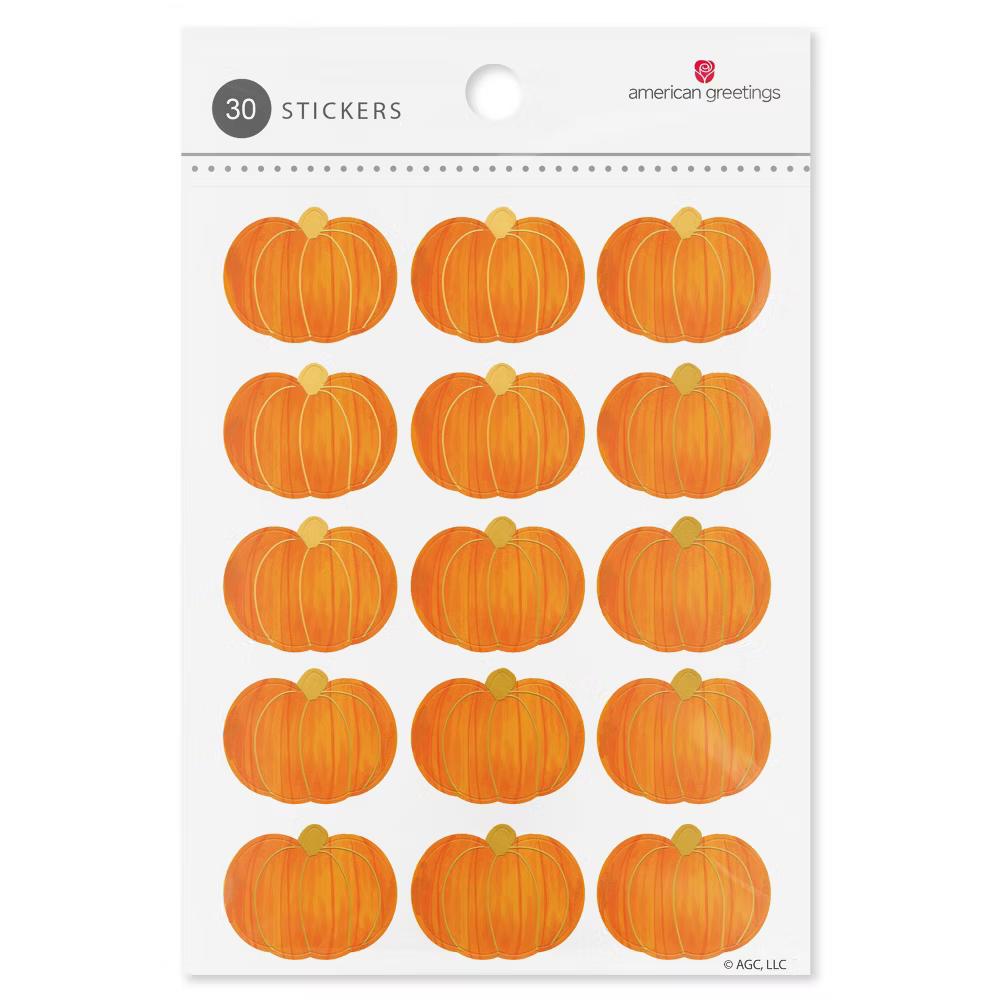 30ct Fall Pumpkin Stickers - Image 4