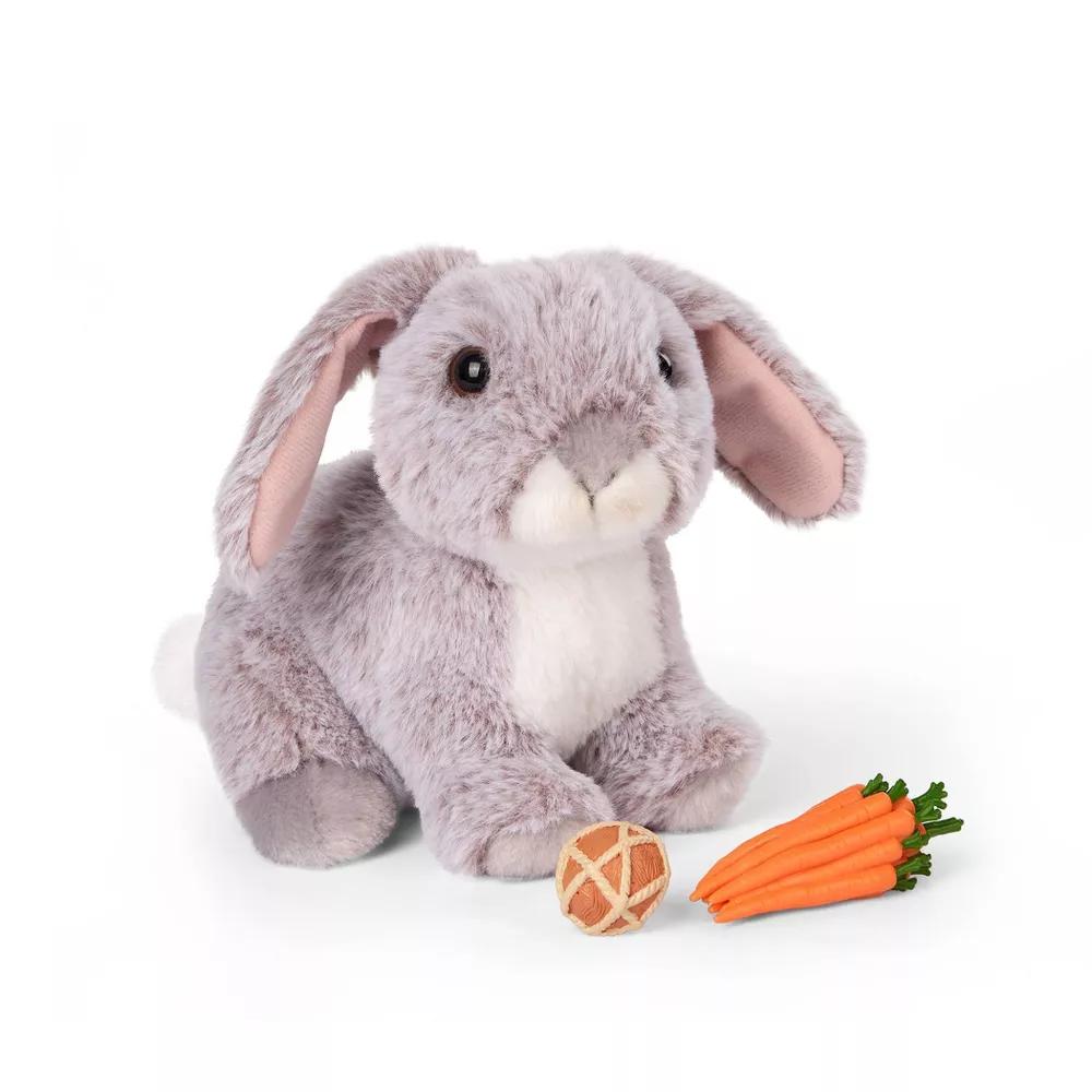 Hop In Bunny Carrier & Pet Rabbit Plush Accessory Set for 18" Dolls - Image 6