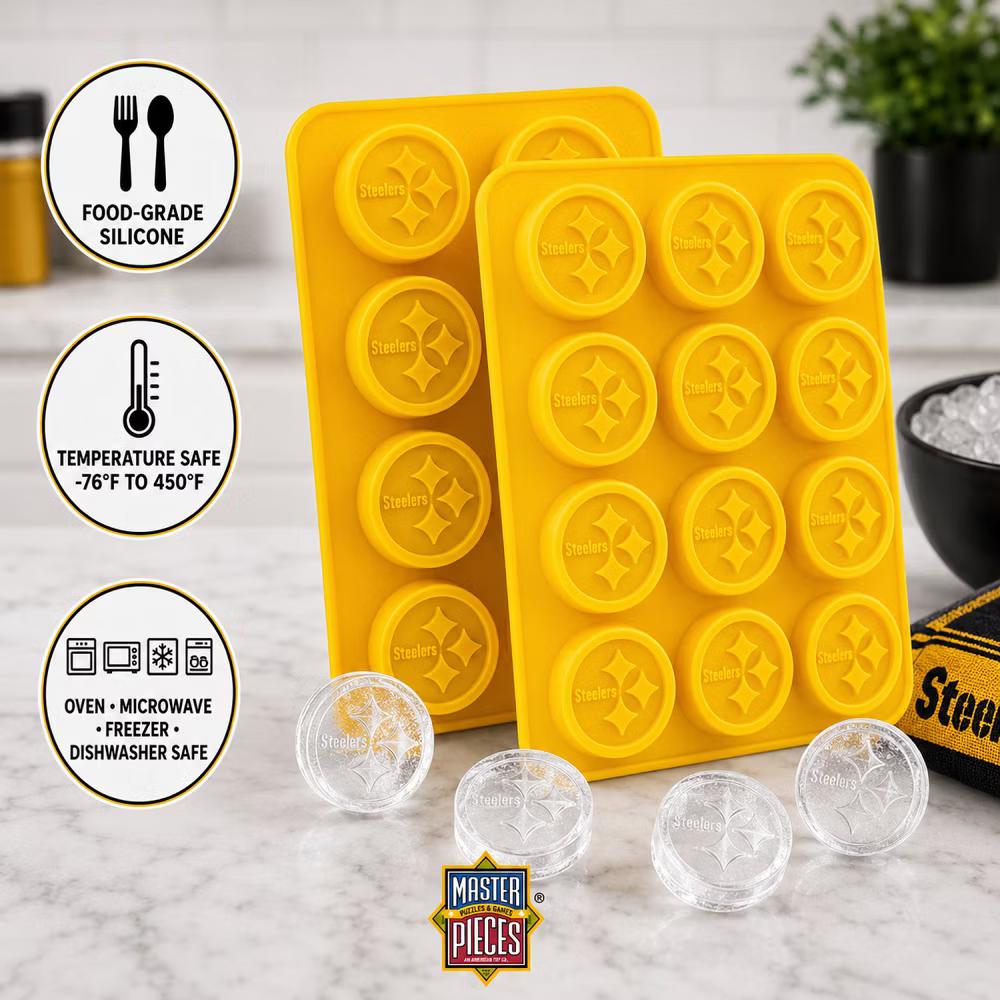 FanPans 2-Pack Team Ice Cube Trays - NFL Pittsburgh Steelers - Image 4