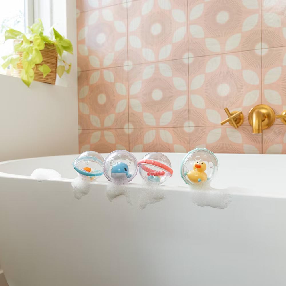 Float and Play Bubbles - 4pk: Shapes, Colors, Teaching Aid, Patterns - Image 7