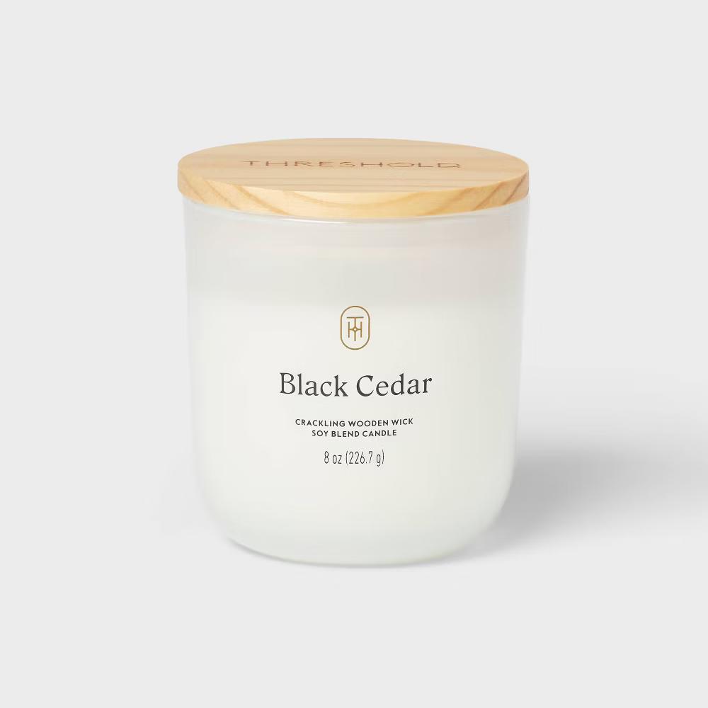 Glass Wooden Wick Jar Candle - Image 7