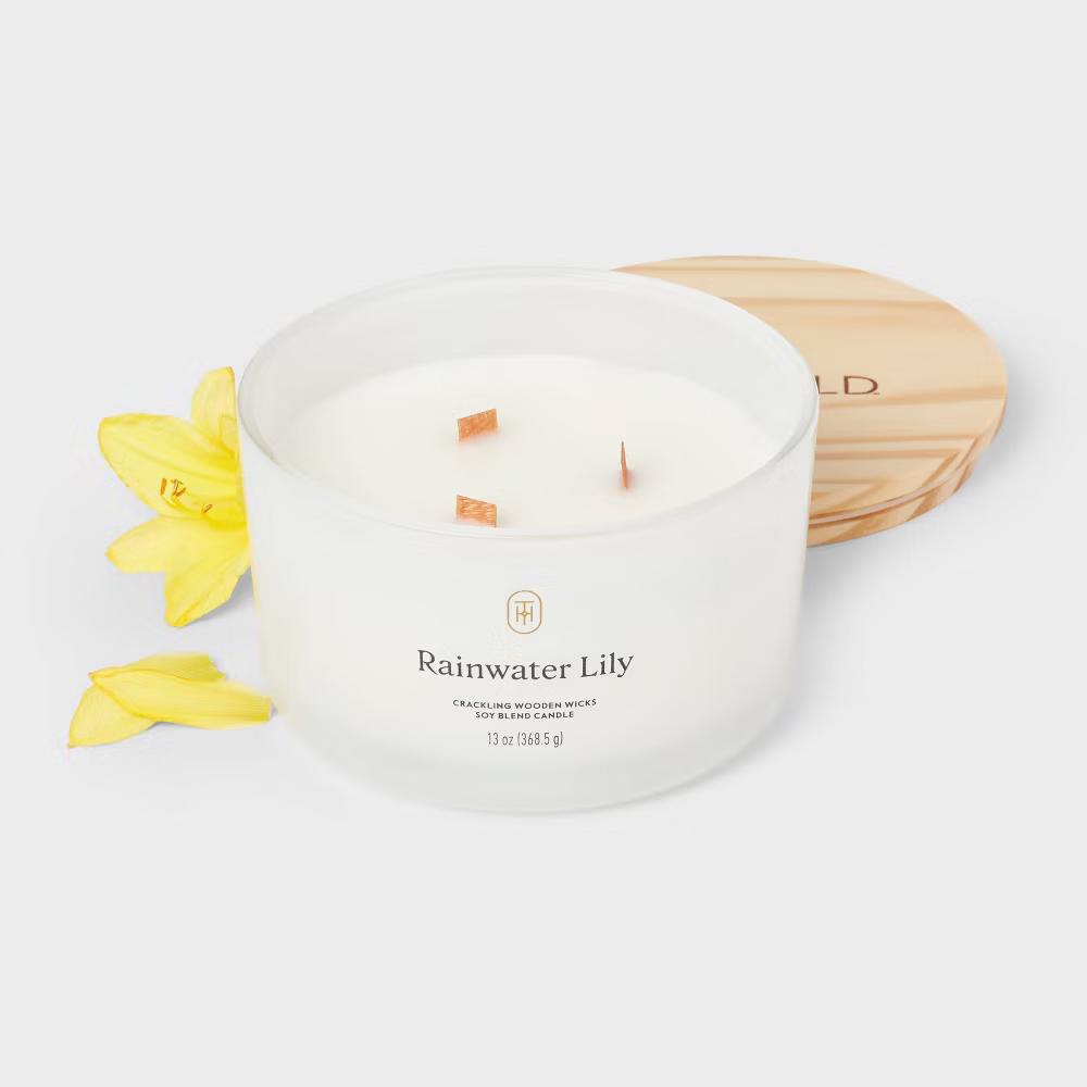 Glass Wooden Wick Jar Candle - Image 71