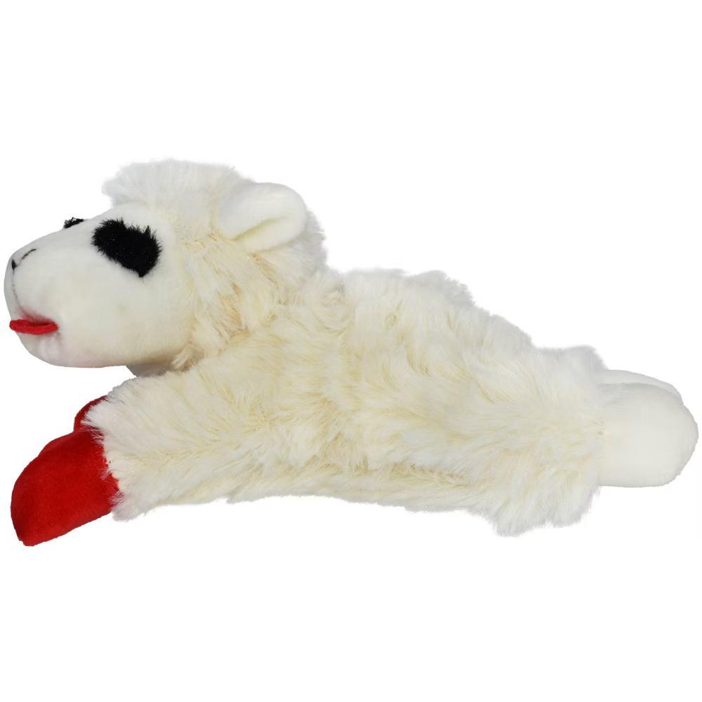 Mini Lamb Chop Dog Toy - 6": Squeaks, All Pet Lifestages - Image 4