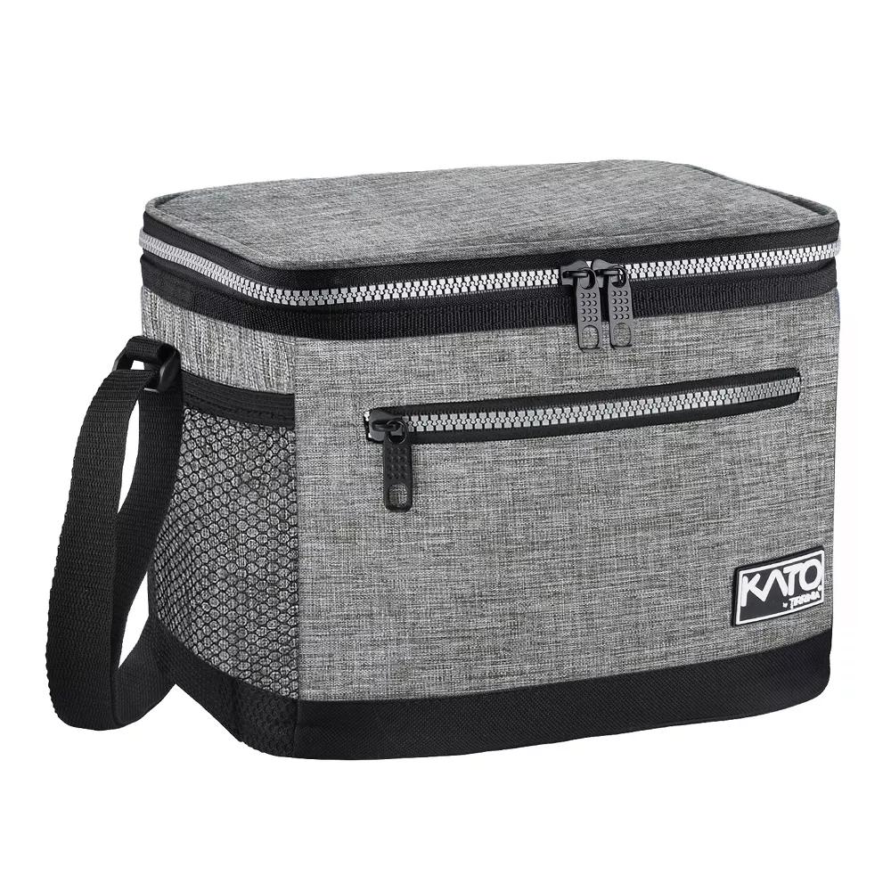 Insulated Small Lunch Bag for Adult Kid, Leakproof Reusable Lunch Cooler Bag with Adjustable Shoulder Strap, Kids Portable Lunch Box