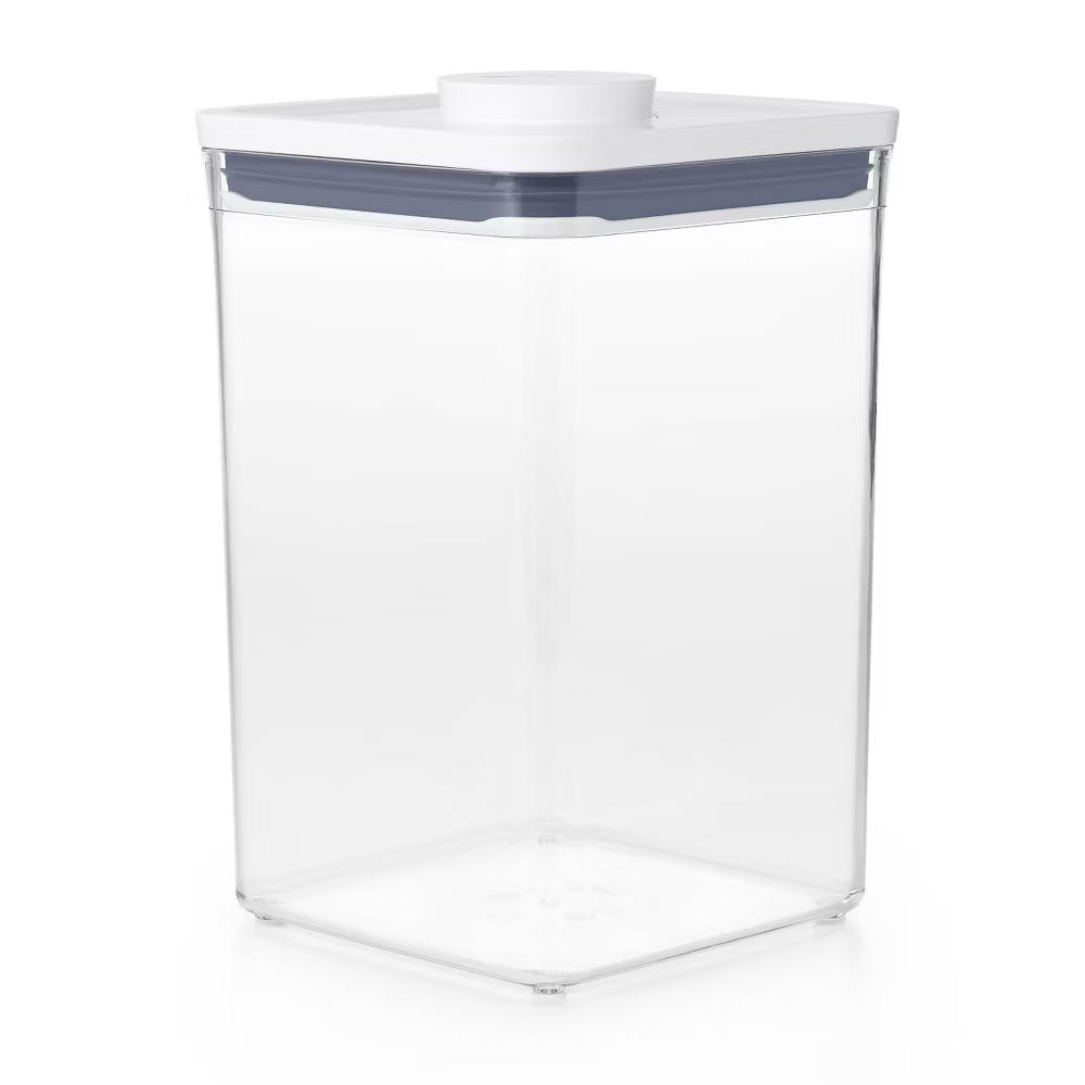 POP 4.4qt Plastic Big Square Airtight Food Storage Container Clear: Dishwasher-Safe, Silicone Lid - Image 7
