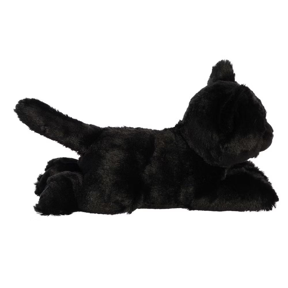 Small Twilight Cat Mini Flopsie Adorable Stuffed Animal Black 8" - Image 3