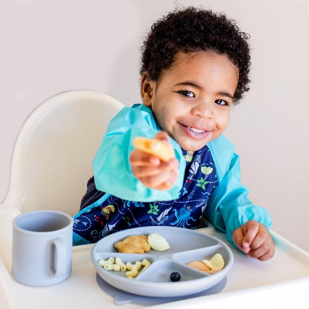 green sprouts Learning Plate made from Silicone - Image 5