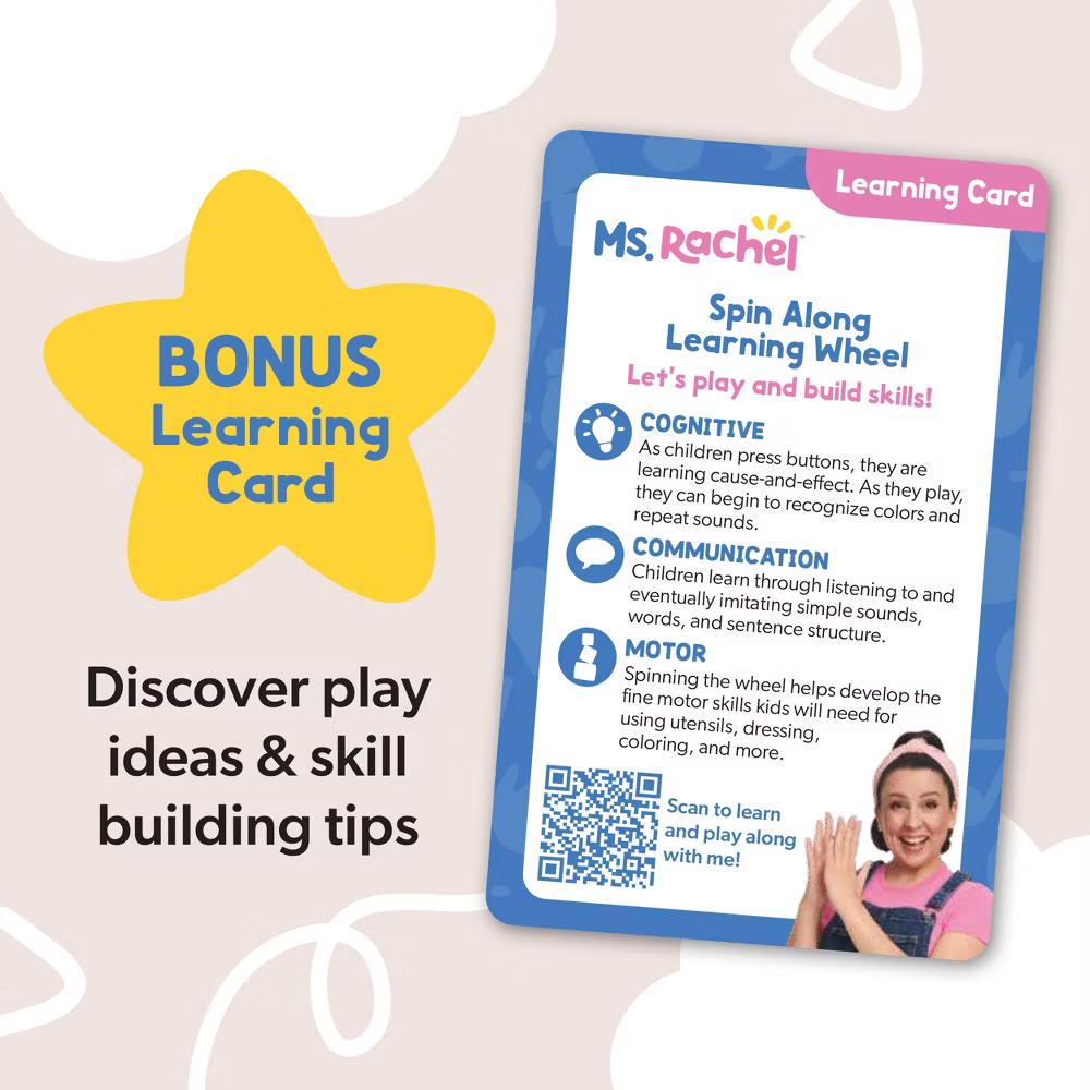 Ms. Rachel Spin Along Learning Wheel - Image 3