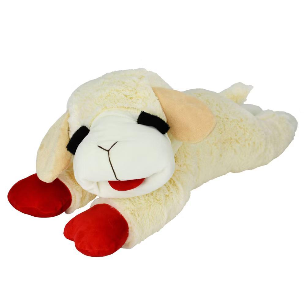 Jumbo Lamb Chop Dog Interactive Plush Toy: All Sizes, Occupy And Cuddle, 0.94 Lbs