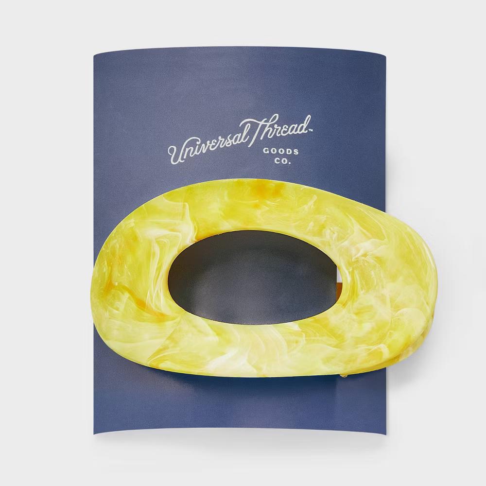 Marble Oval Shovel Hair Clip - Image 7