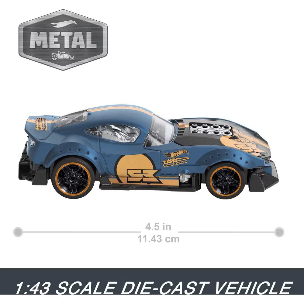 Pull-Back Speeders 2 Toy Cars in 1:43 Scale Pull Cars Backward and Release to Race - Image 2