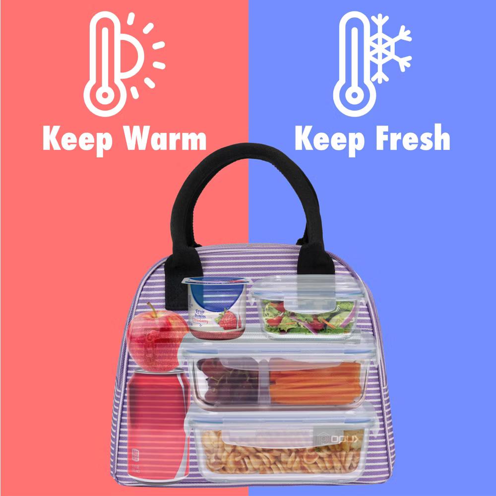 Insulated Lunch Box Women, Cooler Bag Tote Girls Kids Teen Adult, Soft Reusable Thermal Meal Prep Purse - Image 44