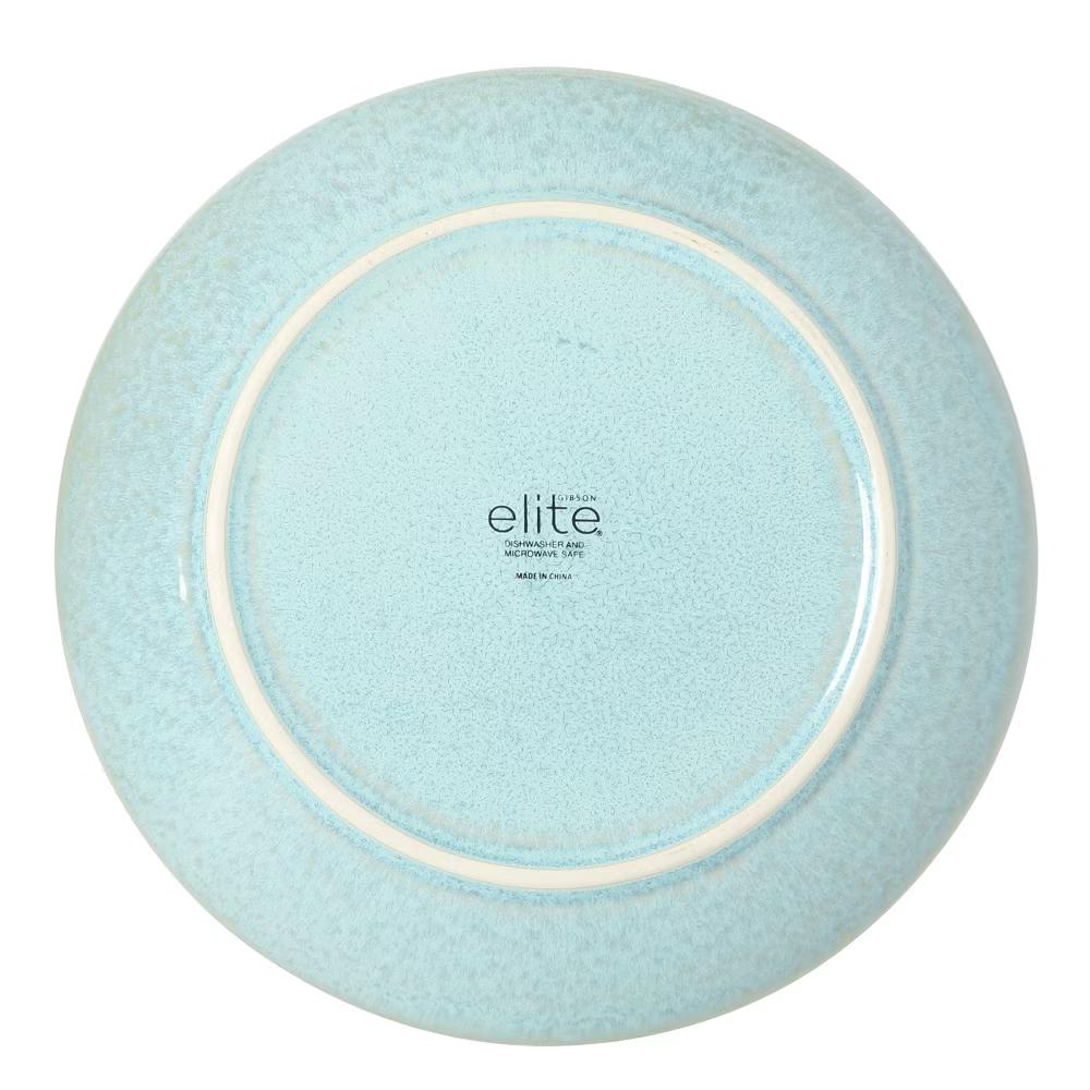 Pine Coast Plates and Bowls Sets, 12-Piece Stoneware Dinnerware Sets, Reactive Glaze Dish Set - Image 11
