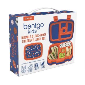 Kids' Prints Leak-Proof, 5-Compartment Bento-Style Lunch Box